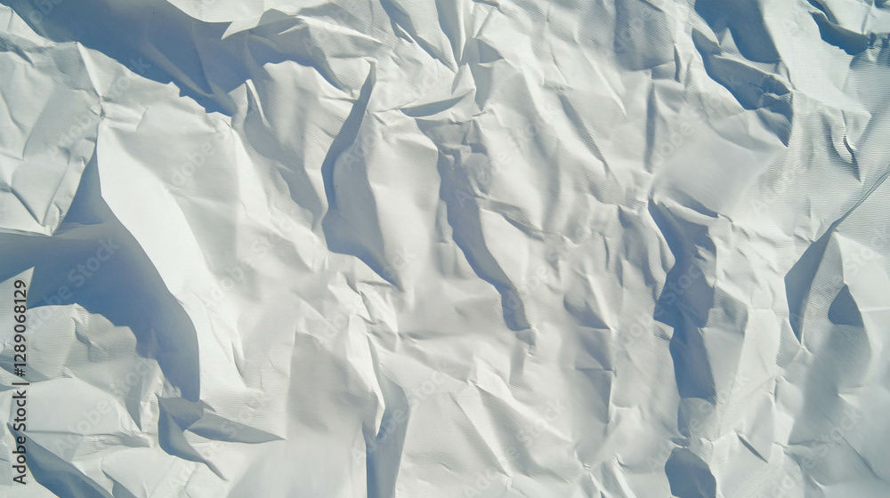 Leinwandbilder Textured white overlay with sharp ribbed patterns for design projects