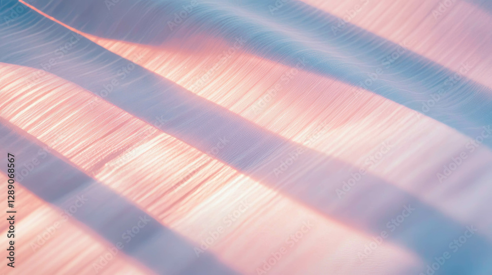 Poster subtle overlay of thin ribbed texture with soft pastel hues for creative design applications