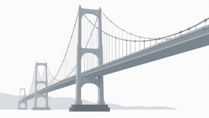 Obraz premium George Washington Bridge Towers