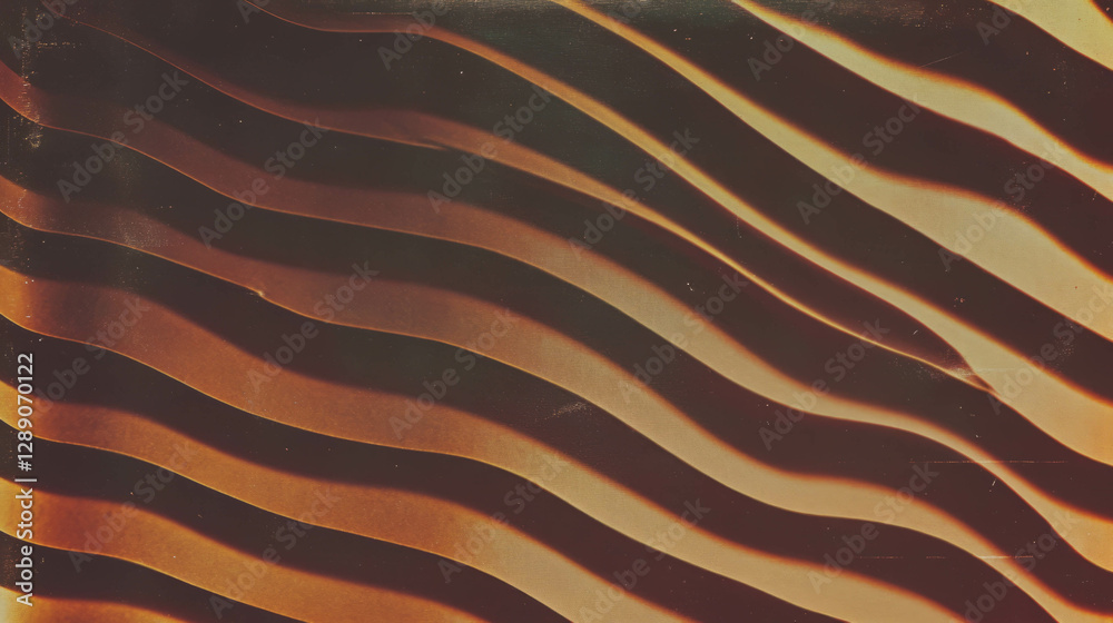 Poster abstract wavy ribbed craft texture for artistic design and background