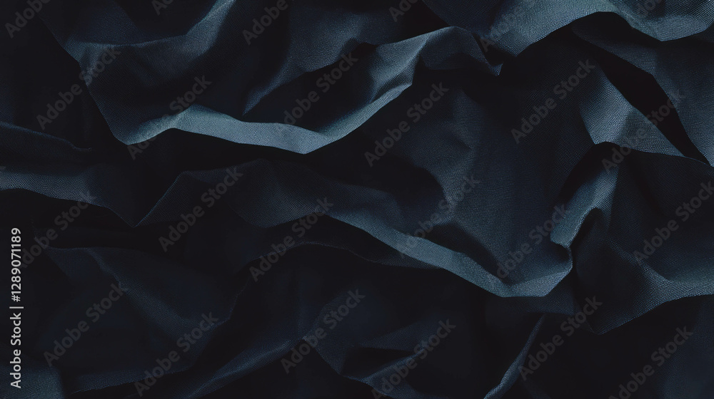 Poster Abstract dark texture of irregular ribbed craft paper for design and background