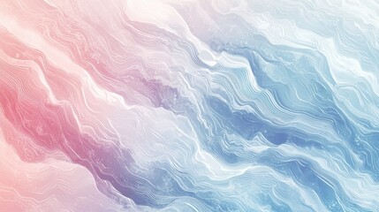 Fototapeta premium Elegant abstract waves in soft neutral tones creating a harmonious and modern composition. The smooth flowing curves and subtle gradients evoke a sense of sophistication and tranquility. Generative AI