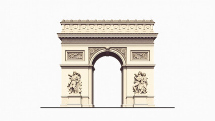 Fototapeta premium Arc de Triomphe Reliefs