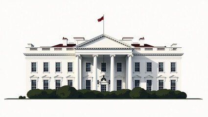 Obraz premium White House Portico