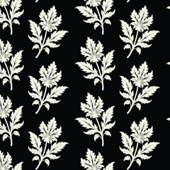 black and white seamless pattern