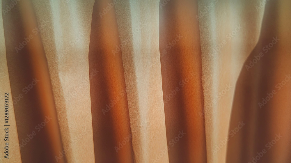 Poster textured vertical ribbed craft paper background for design projects
