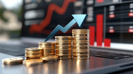 Investment growth strategy financial market digital analysis corporate environment dynamic viewpoint profit maximization concept