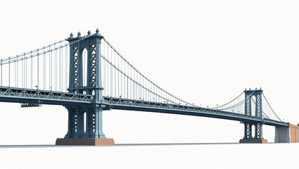 Obraz premium Manhattan Bridge Suspension Cables