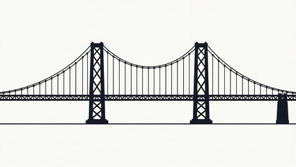 Obraz premium Williamsburg Bridge Lattice Towers