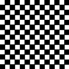 Fototapeta premium A classic black-and-white checkerboard pattern.