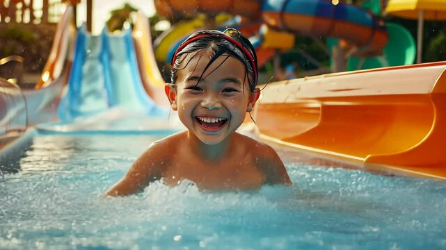 Happy Chinese girl swimming in a pool with water slides, portrait of a girl against the background of water slides or a water park
Open in Google Translate
&bull;
Feedback

Google Переводчик

Google
https: