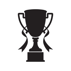 Trophy cup icon. Winner cup, victory cup icon. Reward symbol sign for web and mobile