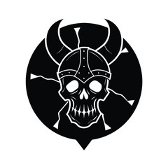 Skull Silhouette vector.