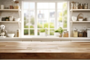 Kitchen background with copy space