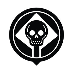 Skull Silhouette vector.