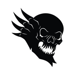 Skull Silhouette vector.