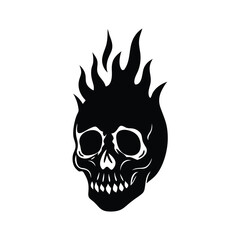 Skull Silhouette vector.