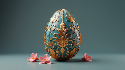 creates elegant easter egg sculpture inspired faberge design techniques artistic