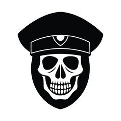 Skull Silhouette vector.