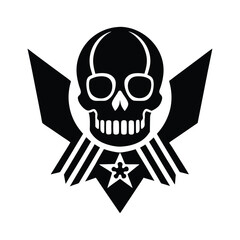 Skull Silhouette vector.