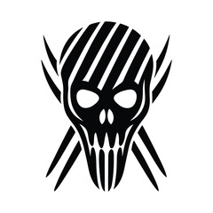 Skull Silhouette vector.