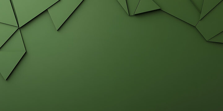 Abstract geometric background with triangles. Modern background with a triangular design in shades of green. Perfect for presentations and modern designs.