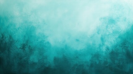 Obraz premium A serene gradient backdrop in soothing teal hues, creating a calming atmosphere perfect for design projects.