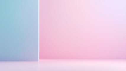Vibrant Neon Soft Pastel Gradient Background in Pink and Blue Tones with Smooth Blur Effect