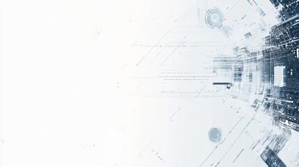 Fototapeta premium High tech background template design.