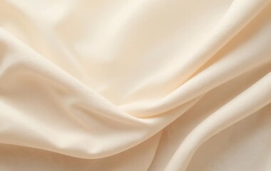 Naklejka premium A close-up of a fabric in a soft beige color with a subtle abstract pattern