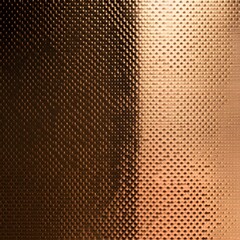 Elegant Copper Metallic Seamless Texture with Clean Geometric Grid Pattern