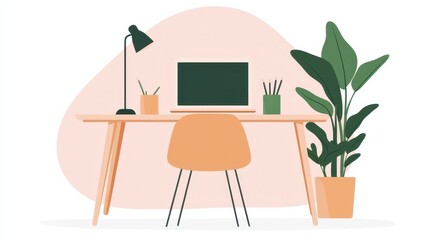 Enhance productivity in your flat with stylish minimal decor for teleworking