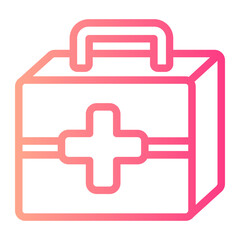 Obraz premium First Aid Kit gradient icon