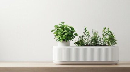 Modular smart garden with interchangeable plant pods and automated watering system