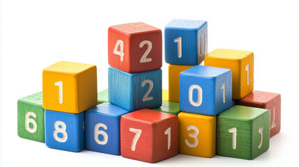 colorful wooden blocks