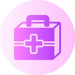 Obraz premium First Aid Kit gradient icon