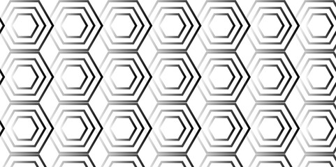 Abstract overlapping pattern minimal diamond geometric vector background. Seamless hexagons pattern. Geometric texture. Vector seamless pattern. Repeating geometric elements. Stylish monochrome bg. 