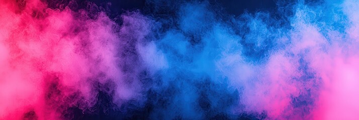Fototapeta premium Abstract Pink and Blue Smoke Cloud Background