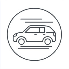 Fototapeta premium car icon
