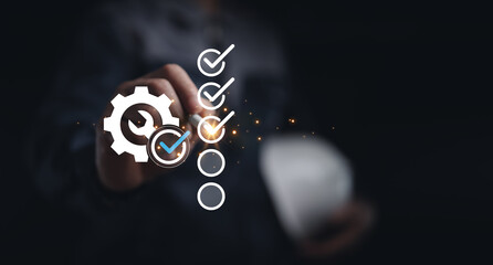 An engineering process checklist system focusing on performance verification and workflow control....