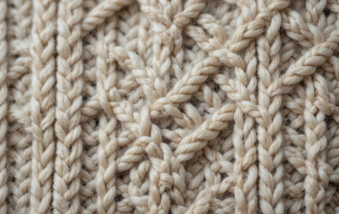 A close-up of a wool knit sweater