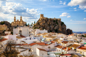 The City of Olvera in Andalusia, Spain, with the Arab Castle and the Parish of Our Lady of the Incarnation © Rolf