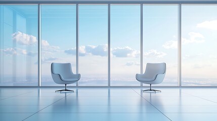 Empty lounge and meeting area in luxury business premises Empty lounge and meeting area in luxury business premises interior