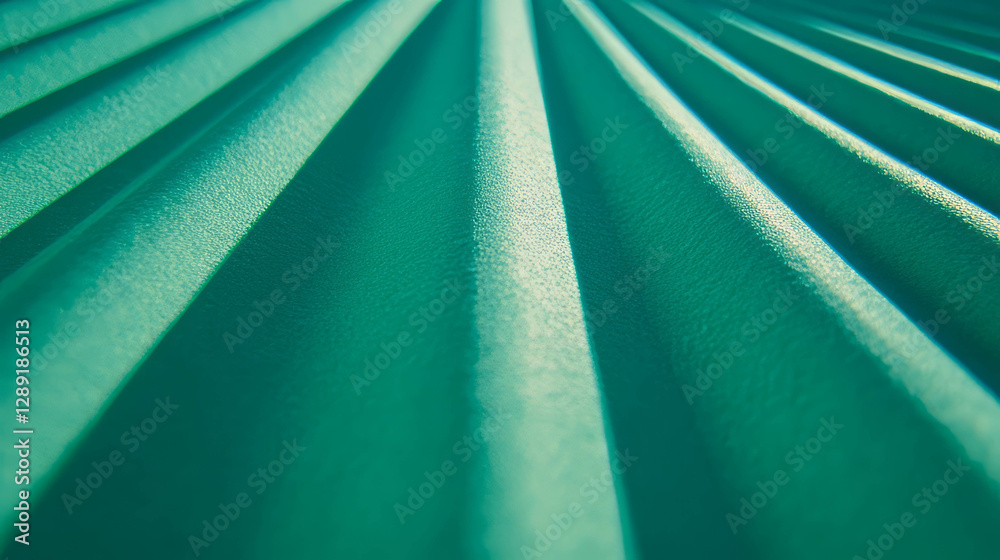 Aufkleber abstract texture of ribbed green paper for background or design inspiration