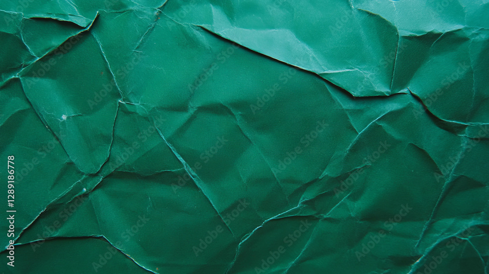 Aufkleber coarse ribbed green paper texture with rough patterns for craft and design