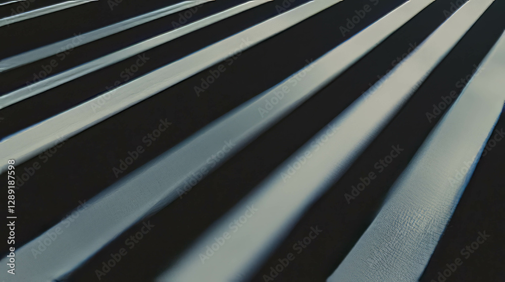 Aufkleber abstract deep diagonal ribbed grey paper texture for design elements