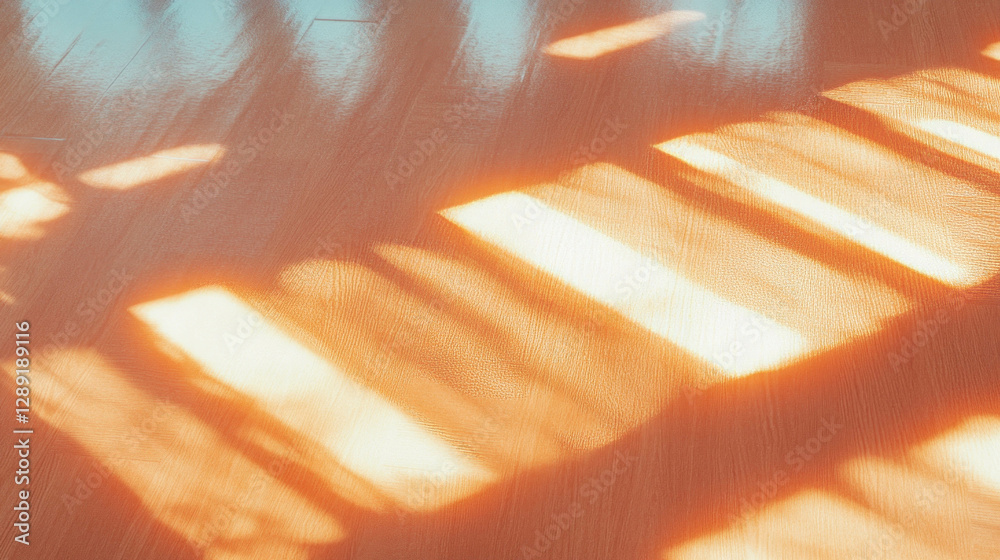 Poster sunlit formica texture with bright patterns for interior design
