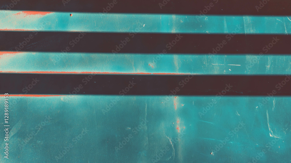 Poster Abstract minimalistic formica patterns with horizontal lines for modern design