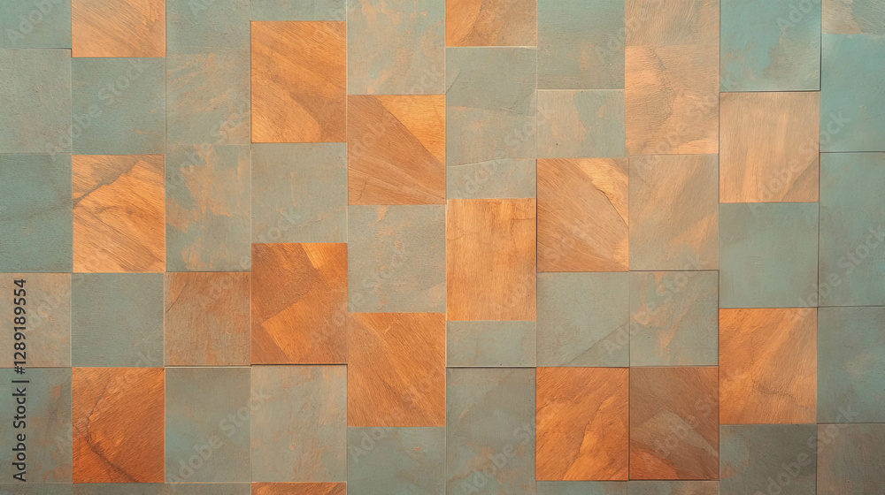 Poster Abstract formica texture with interconnected square pattern for creative backgrounds