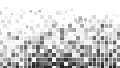 Grey squares vector background, isolated on white or transparent PNG, abstract geometric pattern, modern minimal design, seamless tile, light gray tones